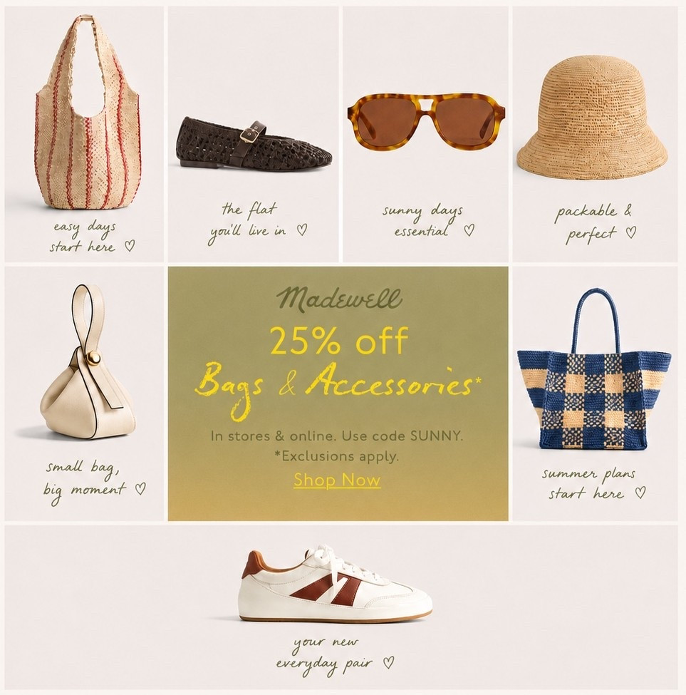 The Madewell sale you don’t want to miss — 25% off bags & accessories with so many good finds. 🤍 @Madewell

#LTKxMadewell #LTKMothersDay #LTKSaleAlert