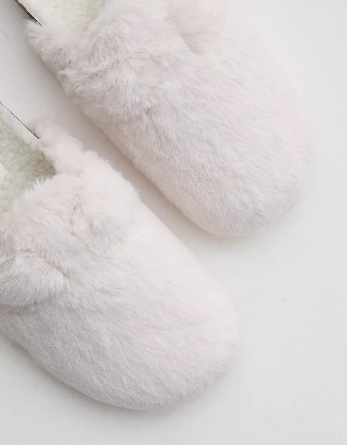 Aerie Faux Fur Cork Bottom Slides | American Eagle Outfitters (US & CA)