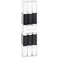 Amazon.com: Zodax Modern & Festive Formal Candles 10" Set of 6 Black & White : Home & Kitchen | Amazon (US)