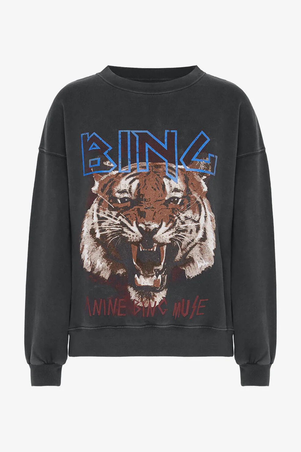 Tiger Sweatshirt - Black | Anine Bing