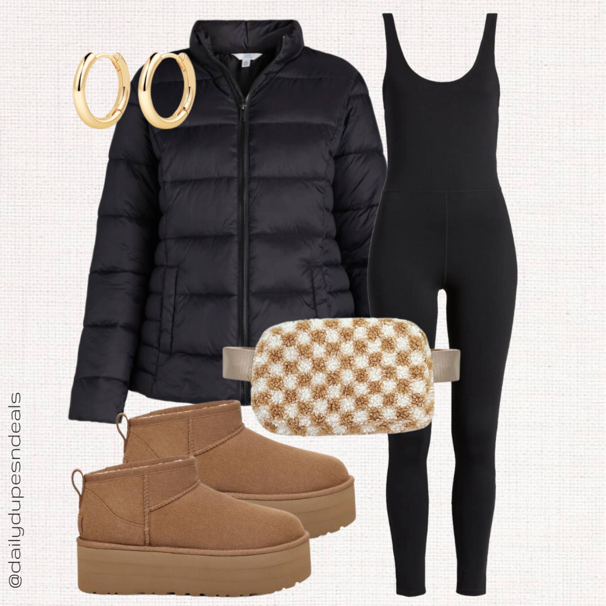 Fall winter jumpsuit puffy puffer jacket platform ugg boots Amazon Nordstrom sherpa bag purse 

#LTKstyletip #LTKfindsunder100 #LTKSeasonal