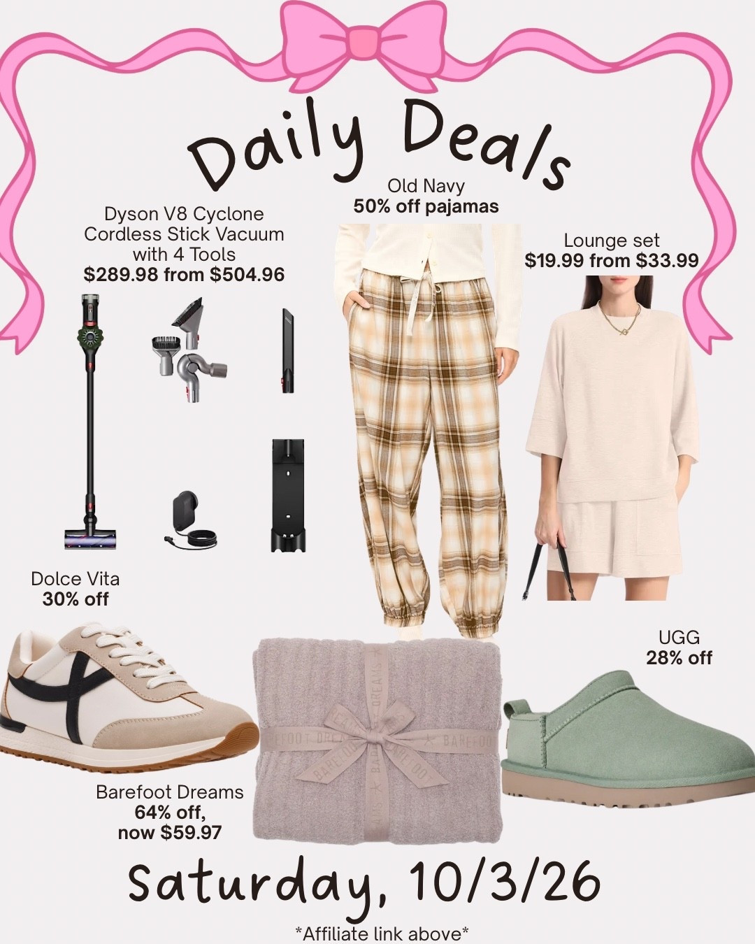 Daily deals

#LTKootd #LTKSaleAlert #LTKmomlife