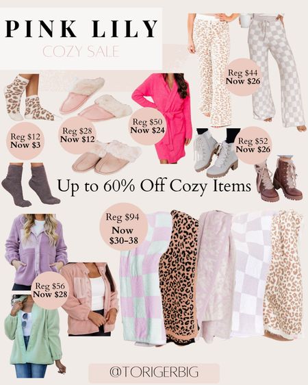 Our coziest items are up to 60% off! #pinklily

#LTKstyletip #LTKsalealert #LTKSeasonal