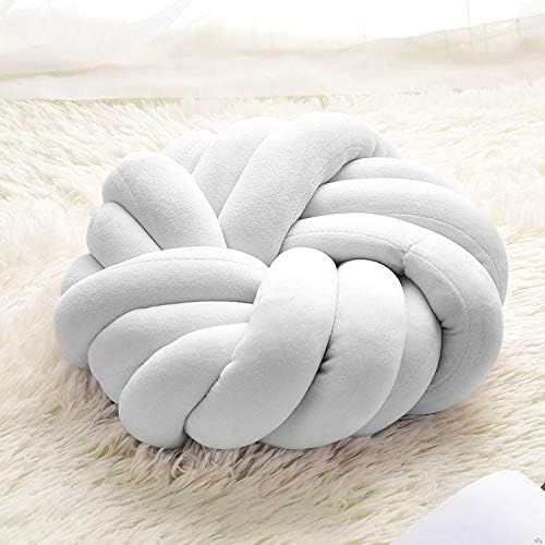 TUAHOUS Knot Pillow Ball, 13.8inch Creative Decorative Knot Pillows for Home Bed Room Couch Decor Of | Amazon (US)