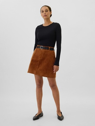 Corduroy Mini Skirt | Gap Factory