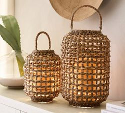 Conrad Woven Lantern Collection | Pottery Barn (US)