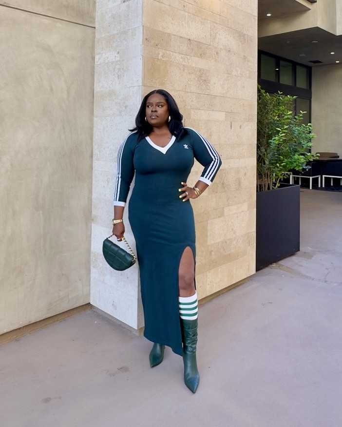 My favorite fall dress from @adidas. 

My Dress Size: L 

Color: Aurora 

#falloutfit #falldress #adidas #fallstaples #fallstyle 

#LTKFindsUnder100 #LTKSeasonal #LTKOver40