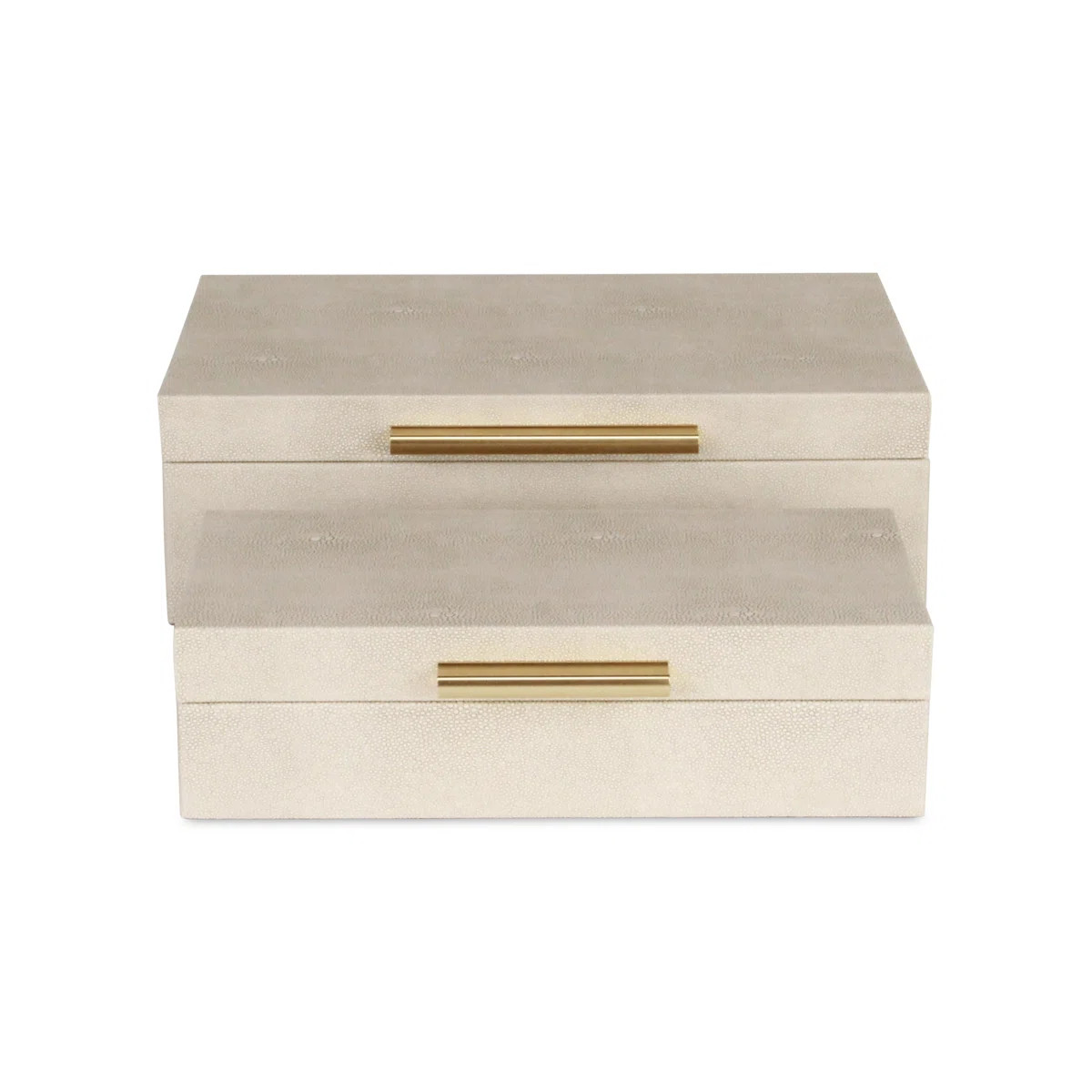 Rebeka 2 Piece Faux Leather Decorative Box Set | Wayfair North America