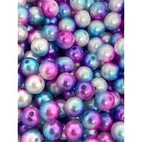 Mermaid Beads For Jewelry Making, Necklace, Bracelet, Purple Ombre Bracelets | Etsy (US)