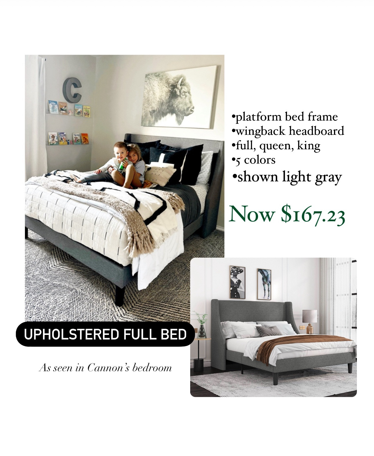 We used this bed in Cannon’s big boy bedroom makeover when he transitioned from a crib. Art, rug, and most of bedding are no longer available. 

#LTKkids #LTKhome #LTKfamily