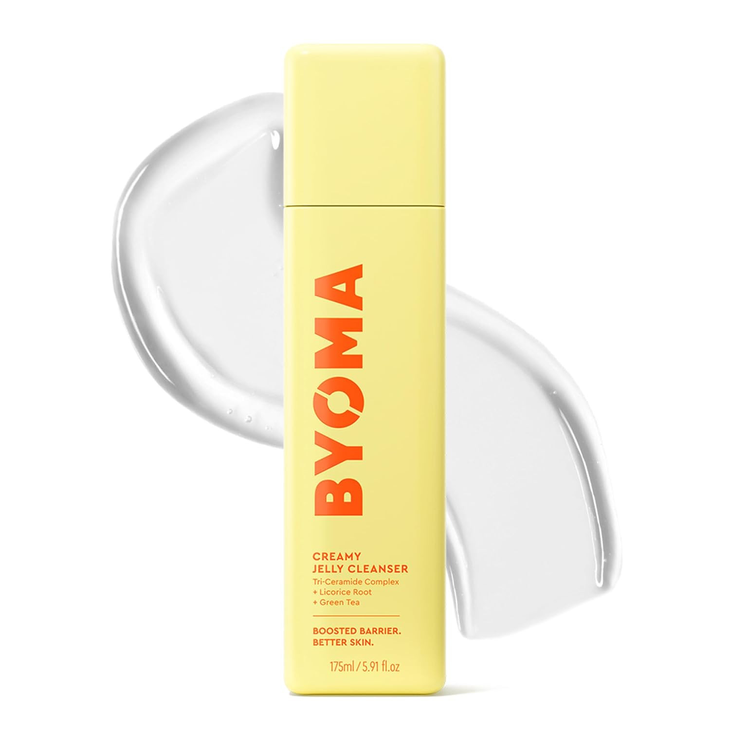 BYOMA Creamy Jelly Cleanser - Hydrating Facial Cleanser for Skin Barrier Repair -Tri-Ceramide Face Wash for Sensitive Skin & All Skin Types - Gently Removes Makeup & Excess Oil - 5.91 fl oz | Amazon (US)