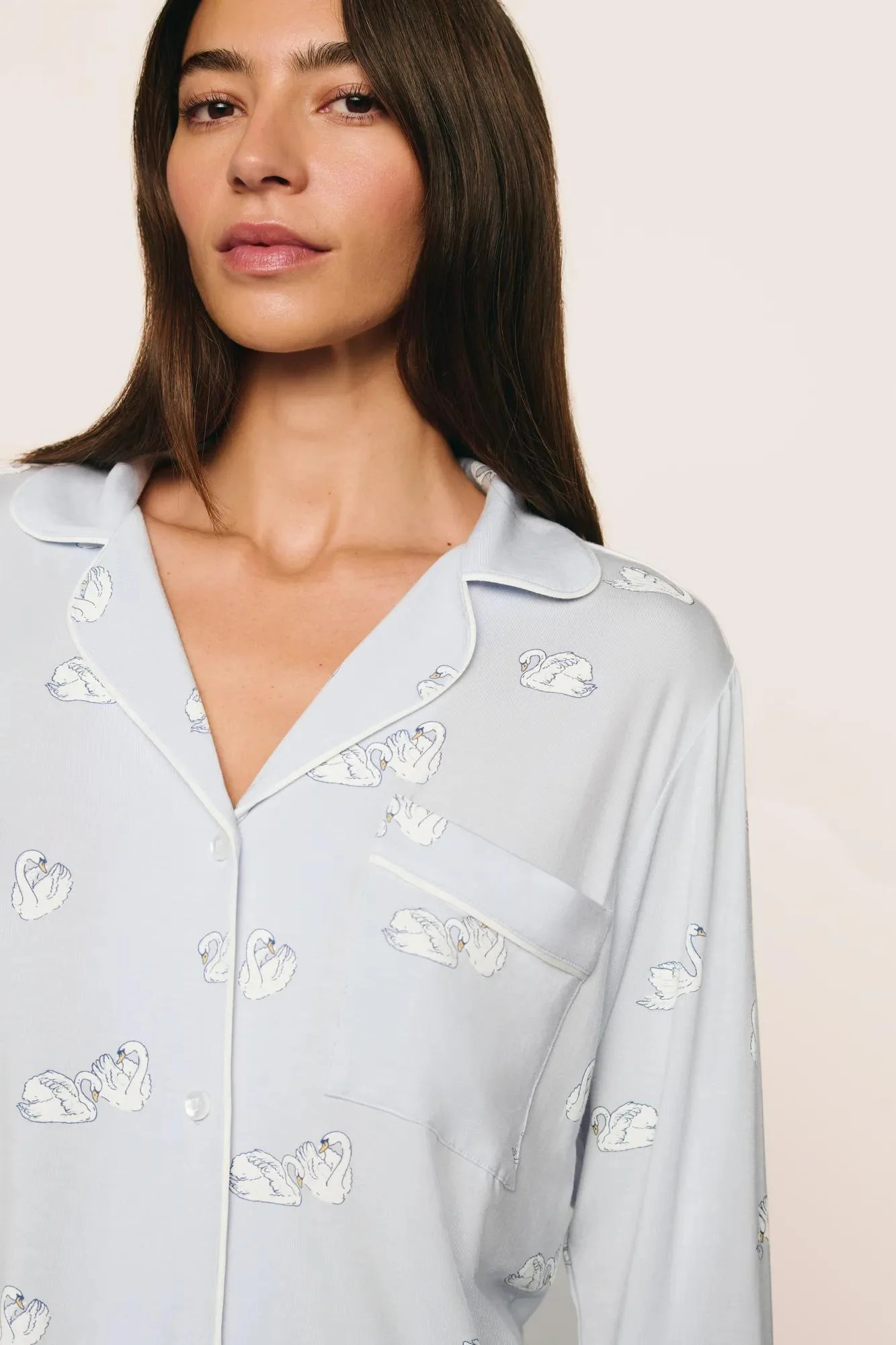 Gisele Printed TENCEL™ Modal Long PJ Set | Eberjey