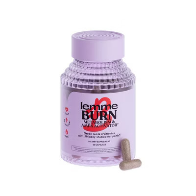 Lemme Burn Metabolism and Fat-Burning Vegan Capsules - 60ct | Target