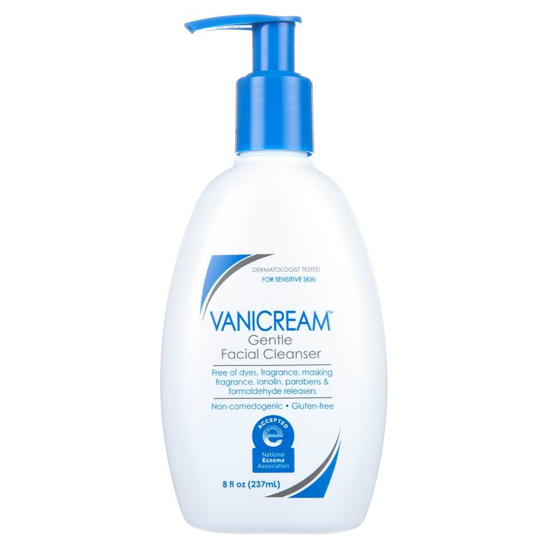 Vanicream Gentle Facial Cleanser for Sensitive Skin, 8 fl oz | Walmart (US)