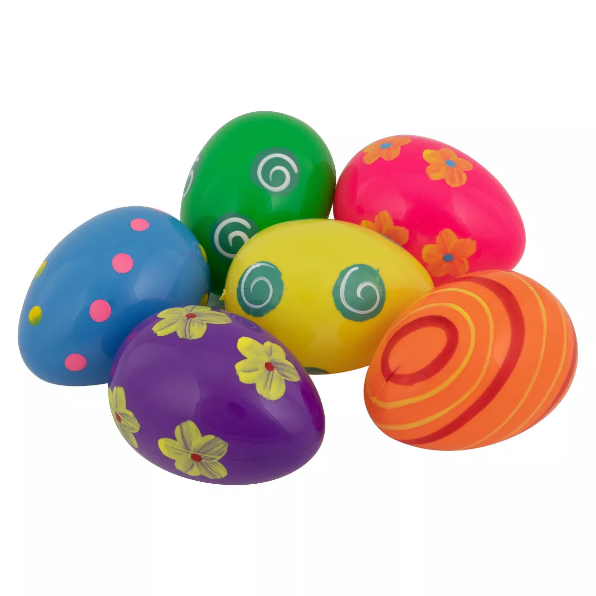 Northlight 6ct Springtime Easter Eggs with Painted Designs 3.25” | Target