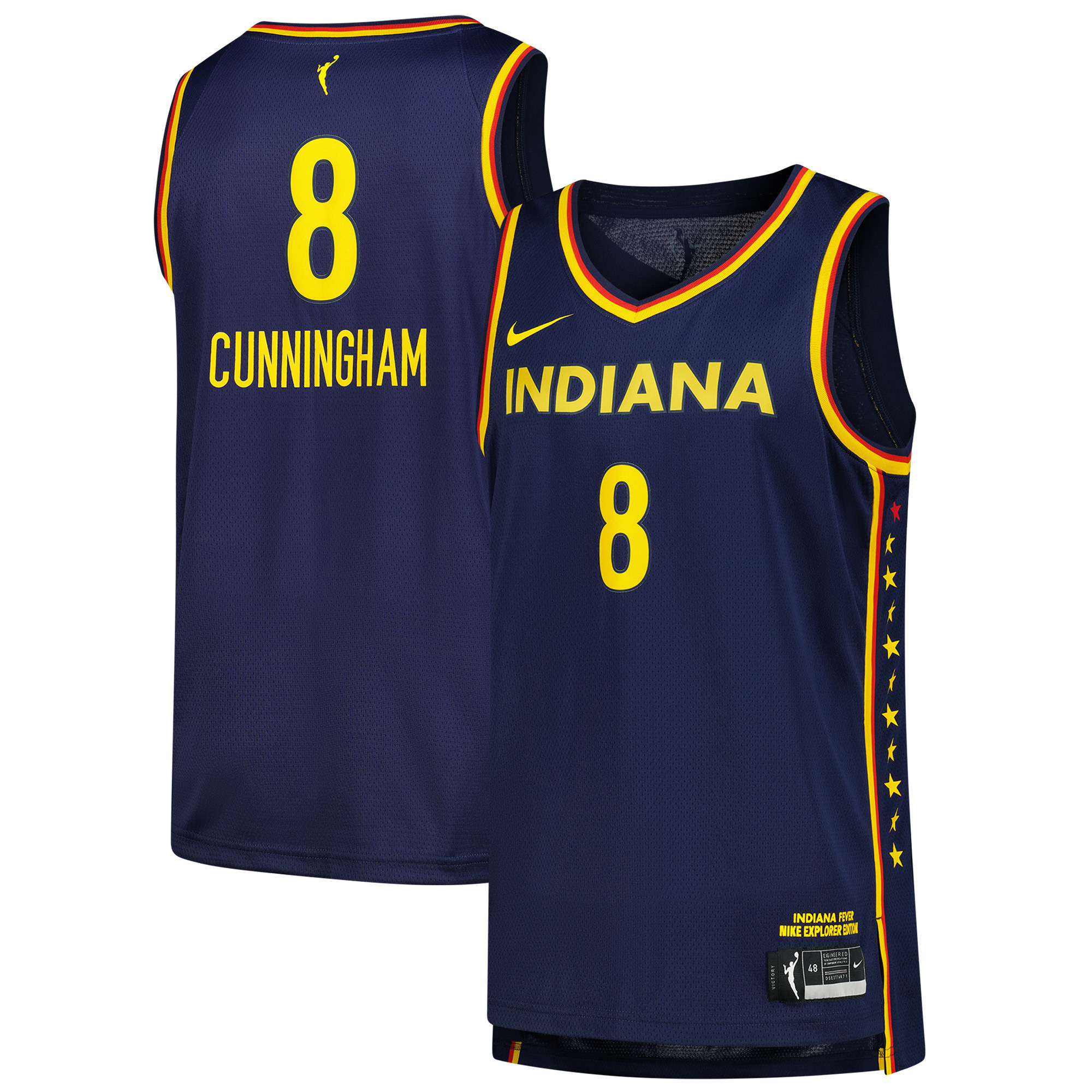 Unisex Nike Sophie Cunningham Navy Indiana Fever Explorer Edition Victory Player Jersey | Fanatics