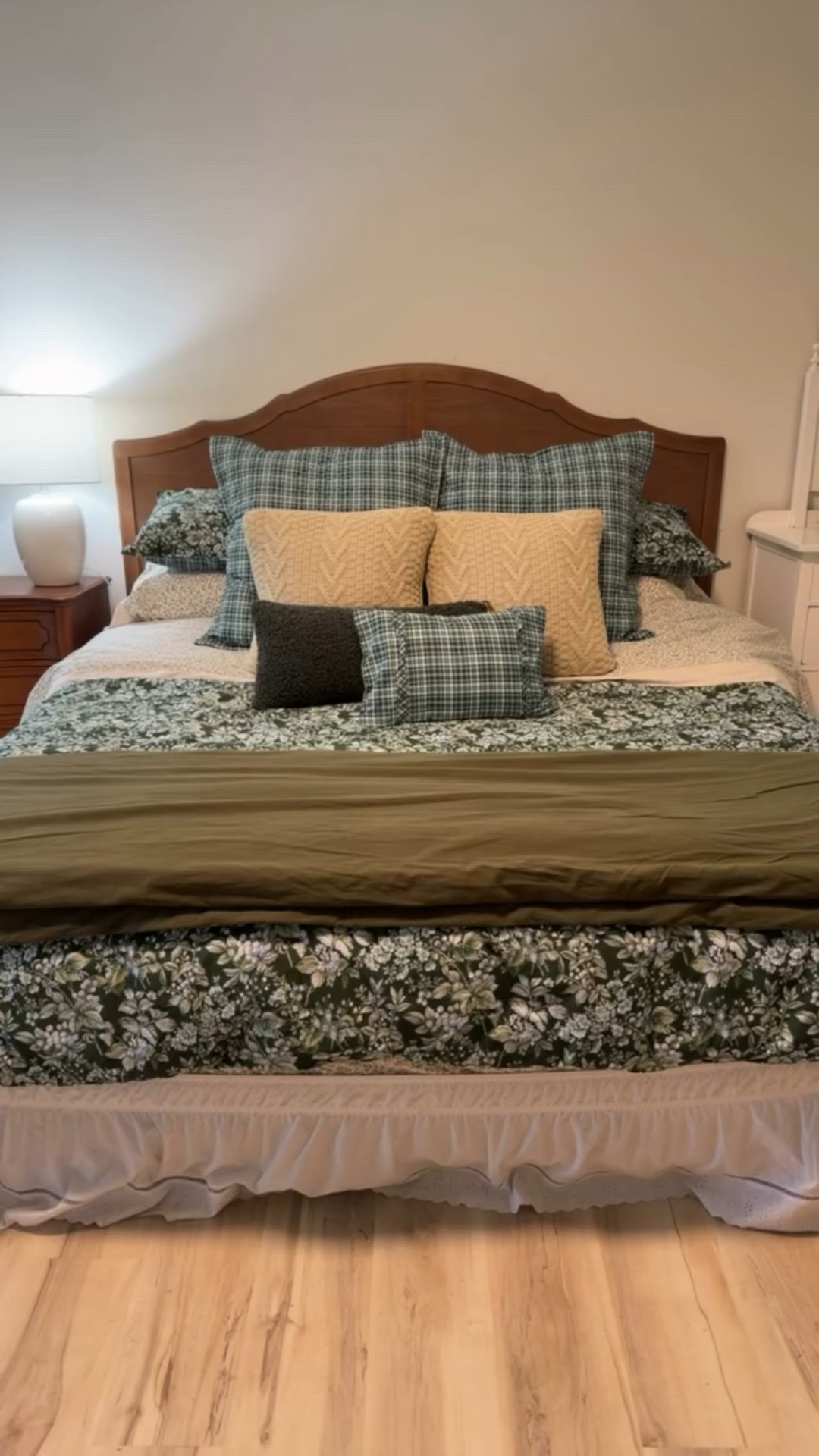 The bedding looks how I wanted it to. I love the bigger pillows with this headboard. I still love this bedding  

#LTKHome #LTKstorytime #LTKSaleAlert
