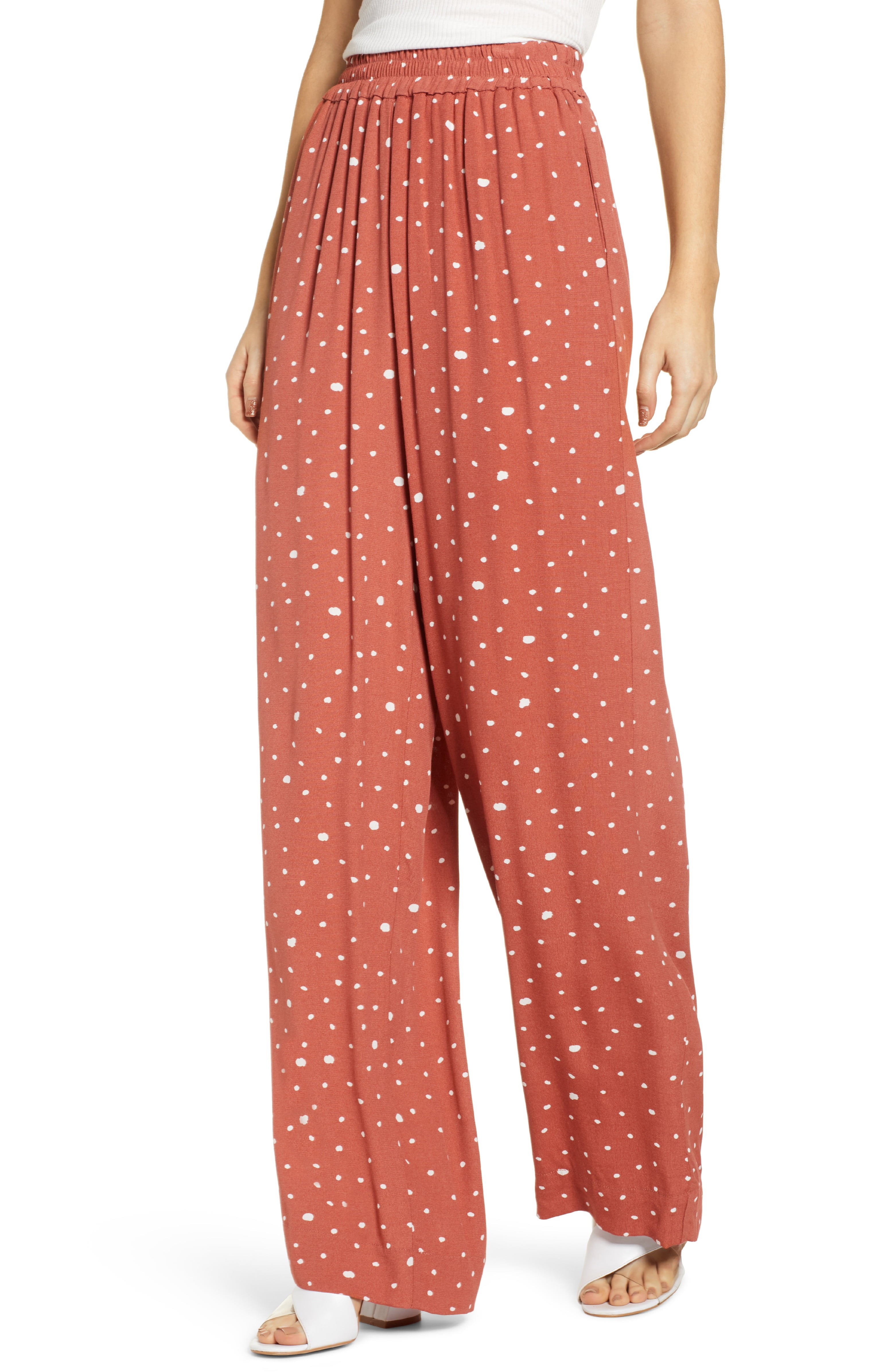 Print Wide Leg Pants | Nordstrom