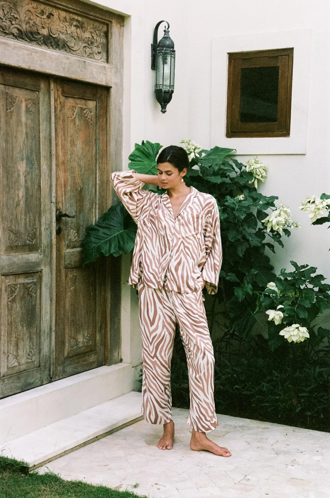 COMING SOON: Peta Sleep Set - Long - ECOVERO™ - Zebra | Piyama US