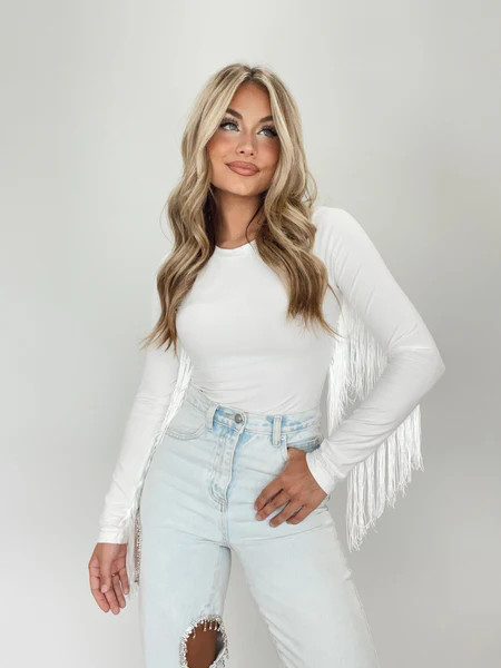 Tassel Tempo Bodysuit | Lane 201 Boutique