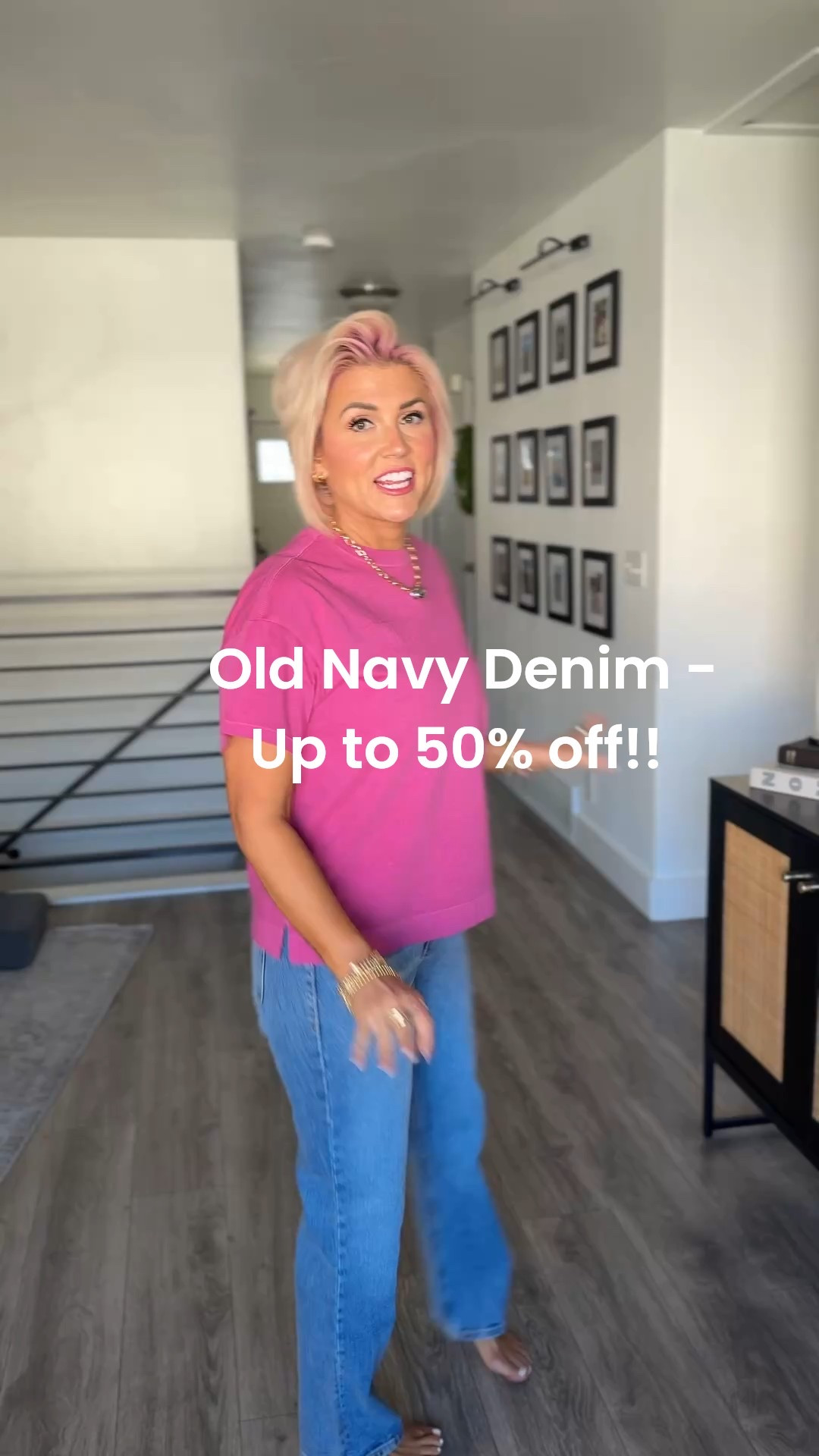 Old Navy sale - up to 50% off!! Wearing size 4 in the jeans & small in the perfect tee


#LTKootd #LTKSaleAlert #LTKOver40