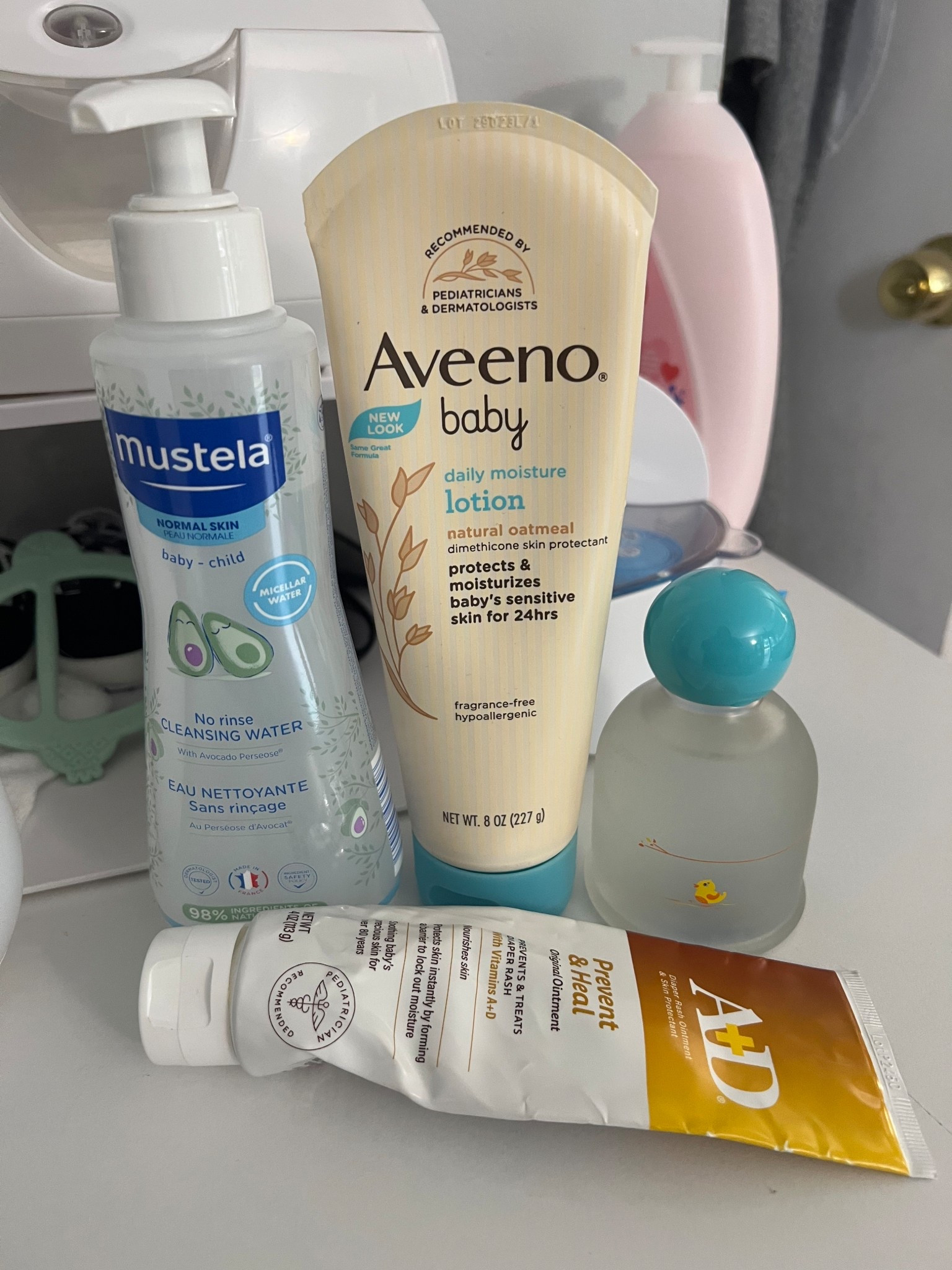 My son’s daily skin routine 

Baby cologne, mustela baby, baby cleansing water, no rinse micellar water, diaper rash ointment 

#LTKFamily #LTKKids #LTKBaby