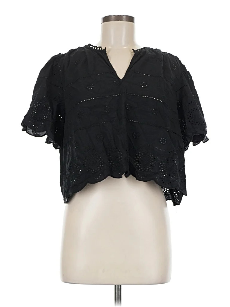 Caroline Constas Black Short Sleeve T-Shirt Size M - 20% off | ThredUp (US)