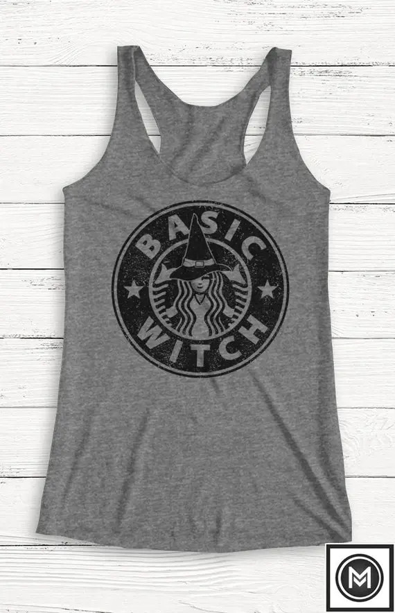 Read the full title
    Basic Witch Shirt- Women's Halloween Shirt - Pumpkin Spice - Halloween Ta... | Etsy (US)