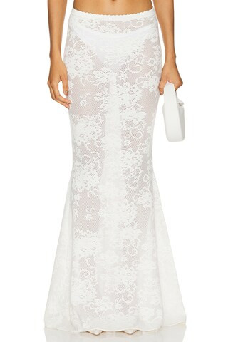 MAJORELLE Narcisa Skirt in White from Revolve.com | Revolve Clothing (Global)