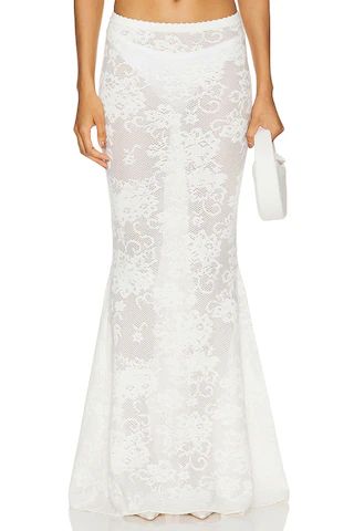 MAJORELLE Narcisa Skirt in White from Revolve.com | Revolve Clothing (Global)