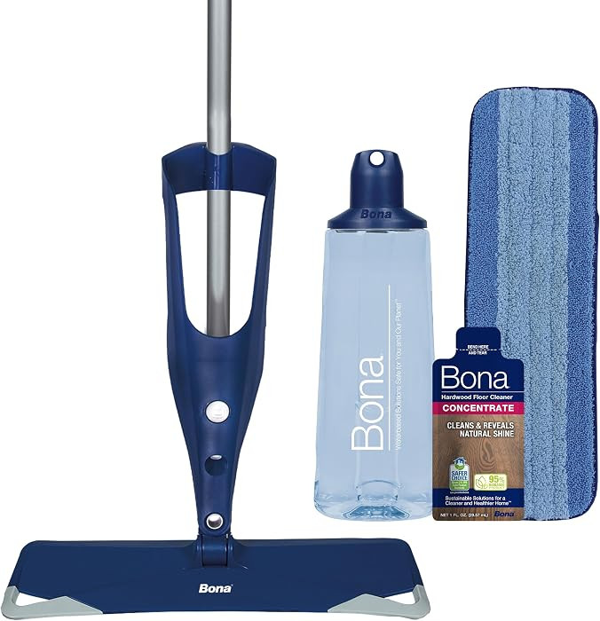 Bona Hardwood Floor Premium Spray Mop - Includes Wood Floor Cleaning Concentrate and Machine Wash... | Amazon (US)