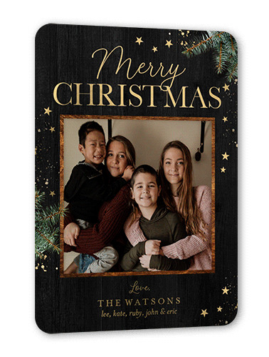 Softly Rustic Holiday Card | Shutterfly