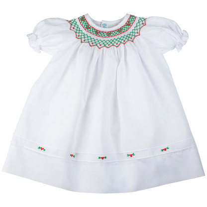 Short Sleeve Holiday Bishop Dress | Feltman Brothers