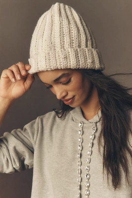 Striped Knit Beanie | Anthropologie (US)