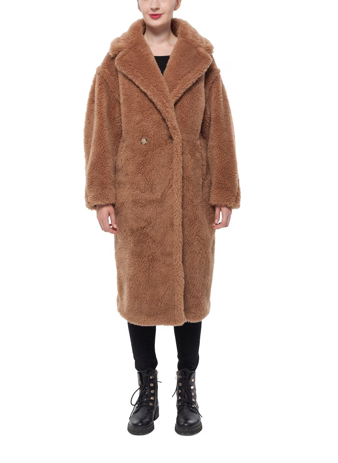 Best Seller Oversize Brown Teddy Wool Coat teddy Bear Fur Coat Winter Teddy Coat wool Long Teddy ... | Etsy (CAD)