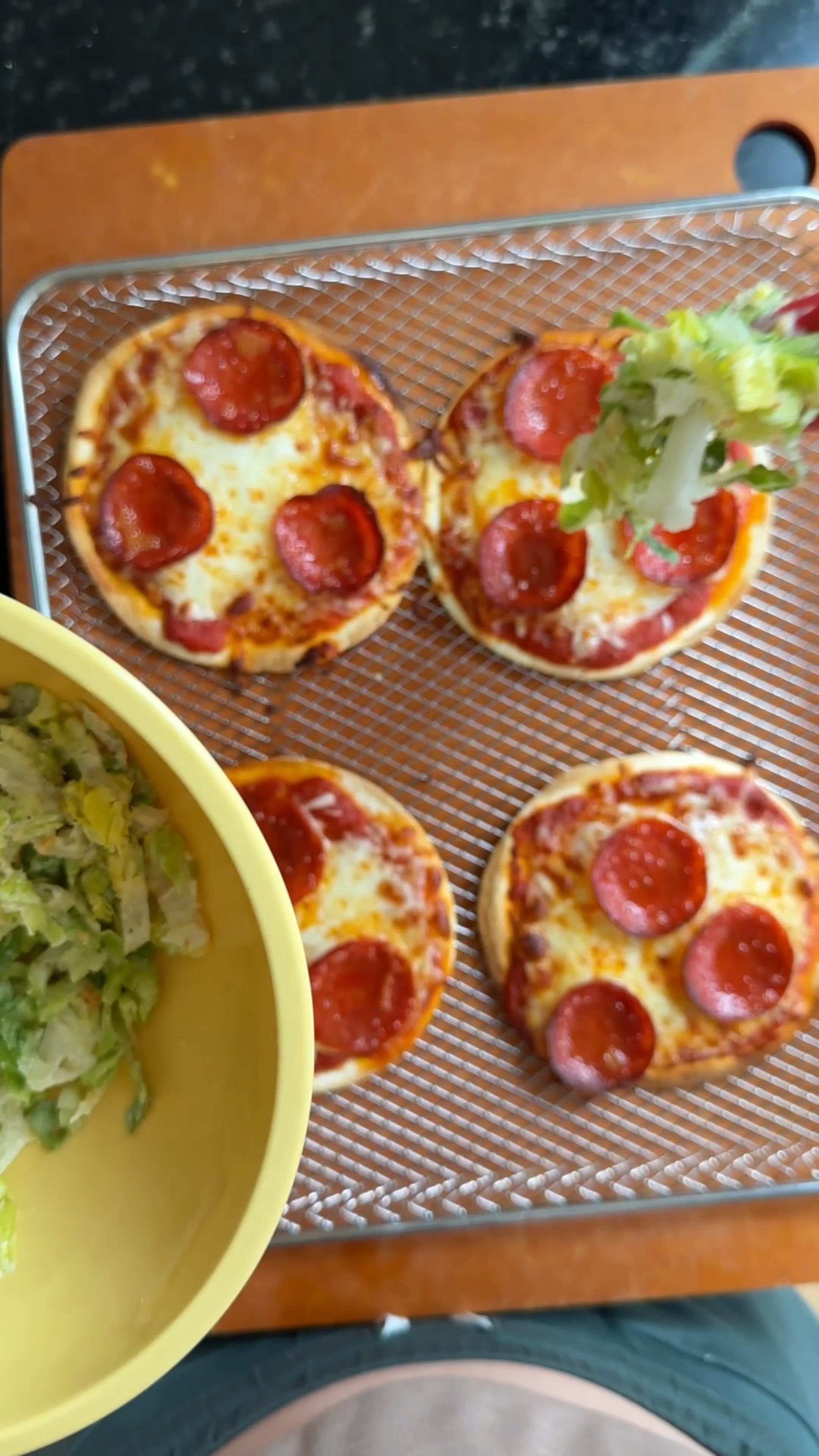 Caesar salad pizzas...fast and yum!

#LTKKids #LTKFamily #LTKHome