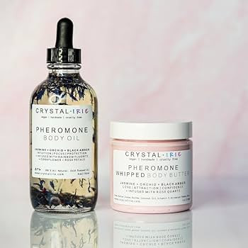 Crystal Irie Pheromone Body Oil & Body Butter Bundle – Crystal-Infused Skincare Set, 4 oz Body ... | Amazon (US)