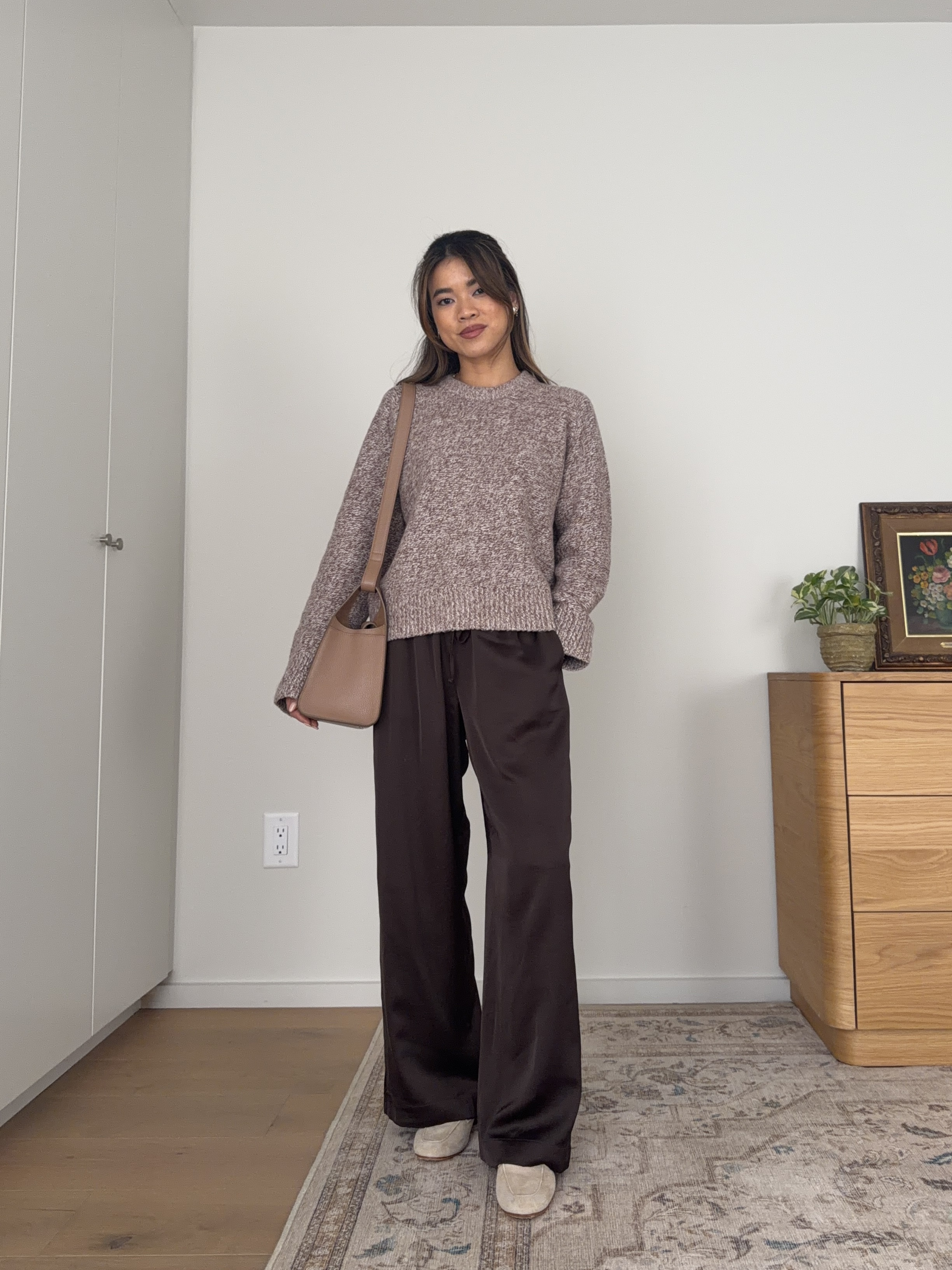 The perfect satin pants from @abercrombie! I love how comfortable they are.

Sizing info:
• Abercrombie A&F Madeline Textural Crew Sweater (Size XS in Brown)
• Abercrombie A&F Gemma Satin Wide Leg Pull-On Pant (Size XS Short in Dark Coffee)

Fall Abercrombie new arrivals, Abercrombie sweaters, Abercrombie petite pants, Abercrombie petite pants, Abercrombie fall sweater, Abercrombie petite sweater, Petite style, petite fashion, mom outfit, mom style, petite pants, petite outfit ideas, petite outfits, best pants for petite, petite pull on pants, vacation outfits, fall outfits, fall style, fall trends, fall looks fall outfit ideas, Abercrombie try on, fall satin pants, fall lookbook, fall outfits, satin pants, petite satin pants

#LTKootd #LTKSeasonal #LTKPetite
