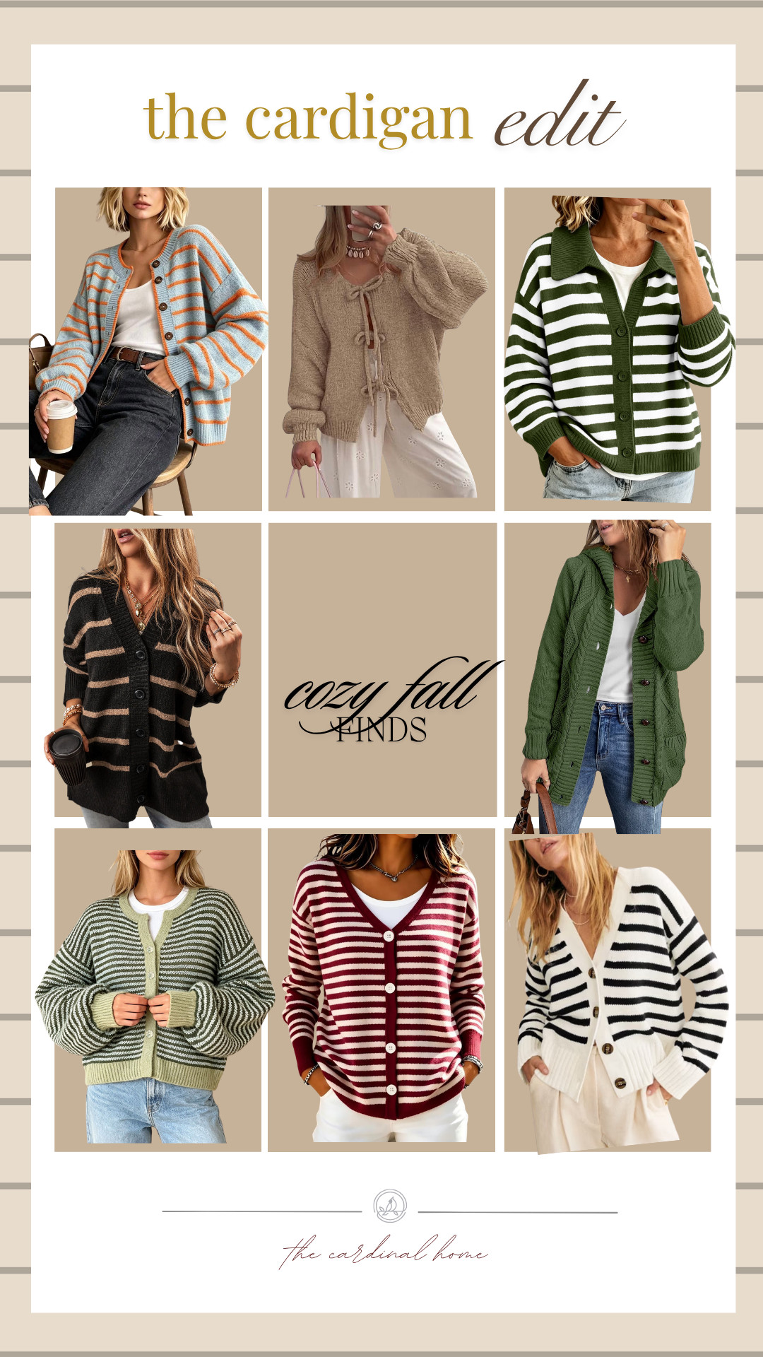 Cozy cardigans for fall 🤎 I rounded up a few affordable Walmart finds in stripes + solid colors that would be so easy to throw on with jeans, leggings or over a basic tee for an everyday mom outfit.

Walmart fashion | Walmart finds | fall fashion | women’s fashion | mom outfit | mom OOTD | cozy cardigan | button up cardigan | striped cardigan | neutral cardigan | affordable fashion | fall outfit ideas | casual fall outfit | everyday mom style | cozy fall style 

 #LTKxWalmart #LTKootd #LTKSeasonal