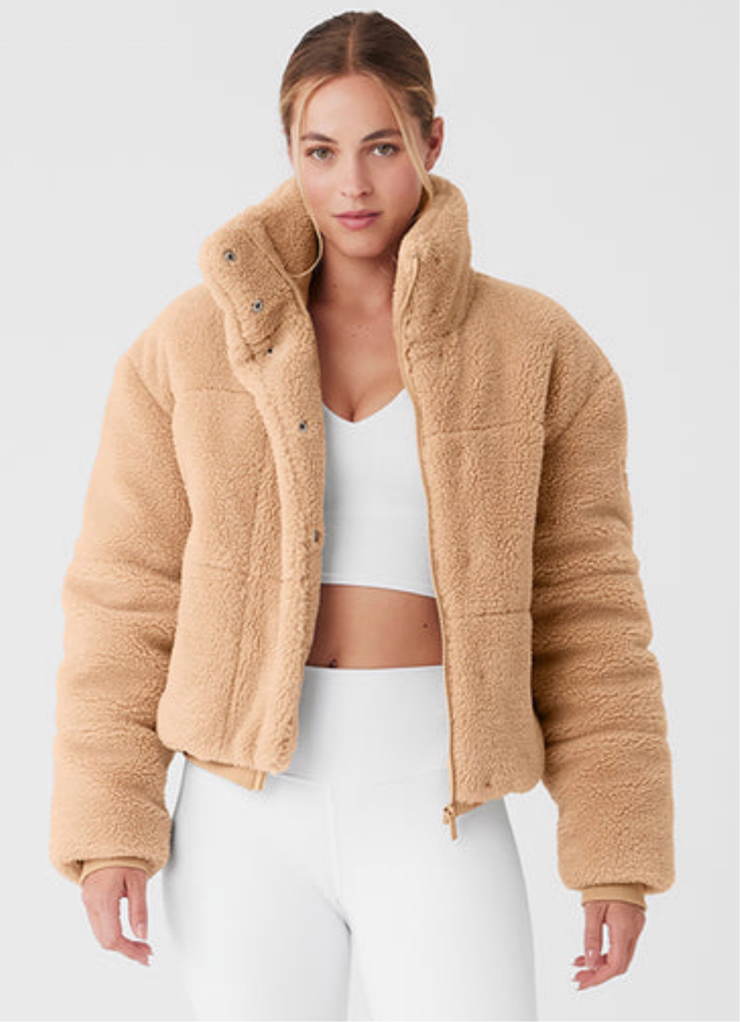 Sherpa Coat Alo Yoga Foxy Sherpa Clairedaniels On LTK