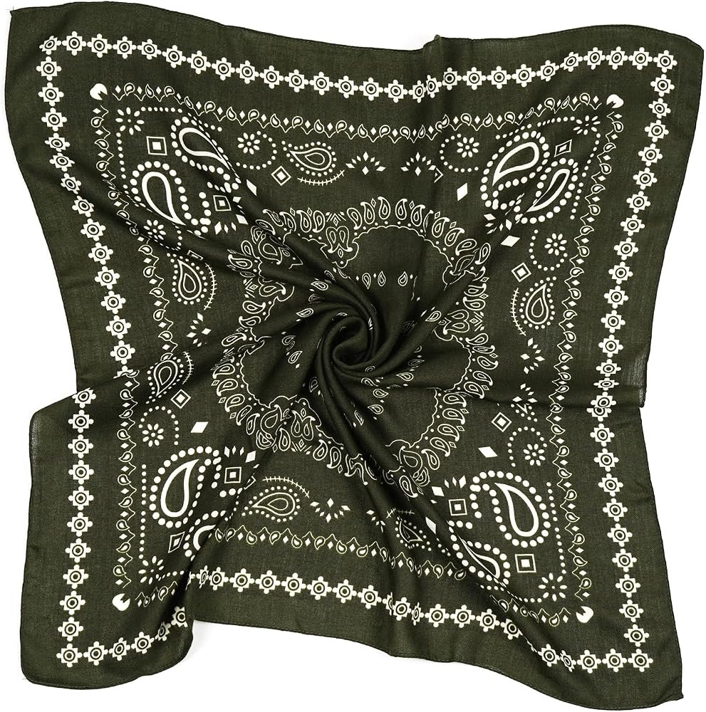 Scarf for Women, 27"x27" Large Bandana Scarf, Neck/Hair/Head Scarf for Women | Amazon (US)