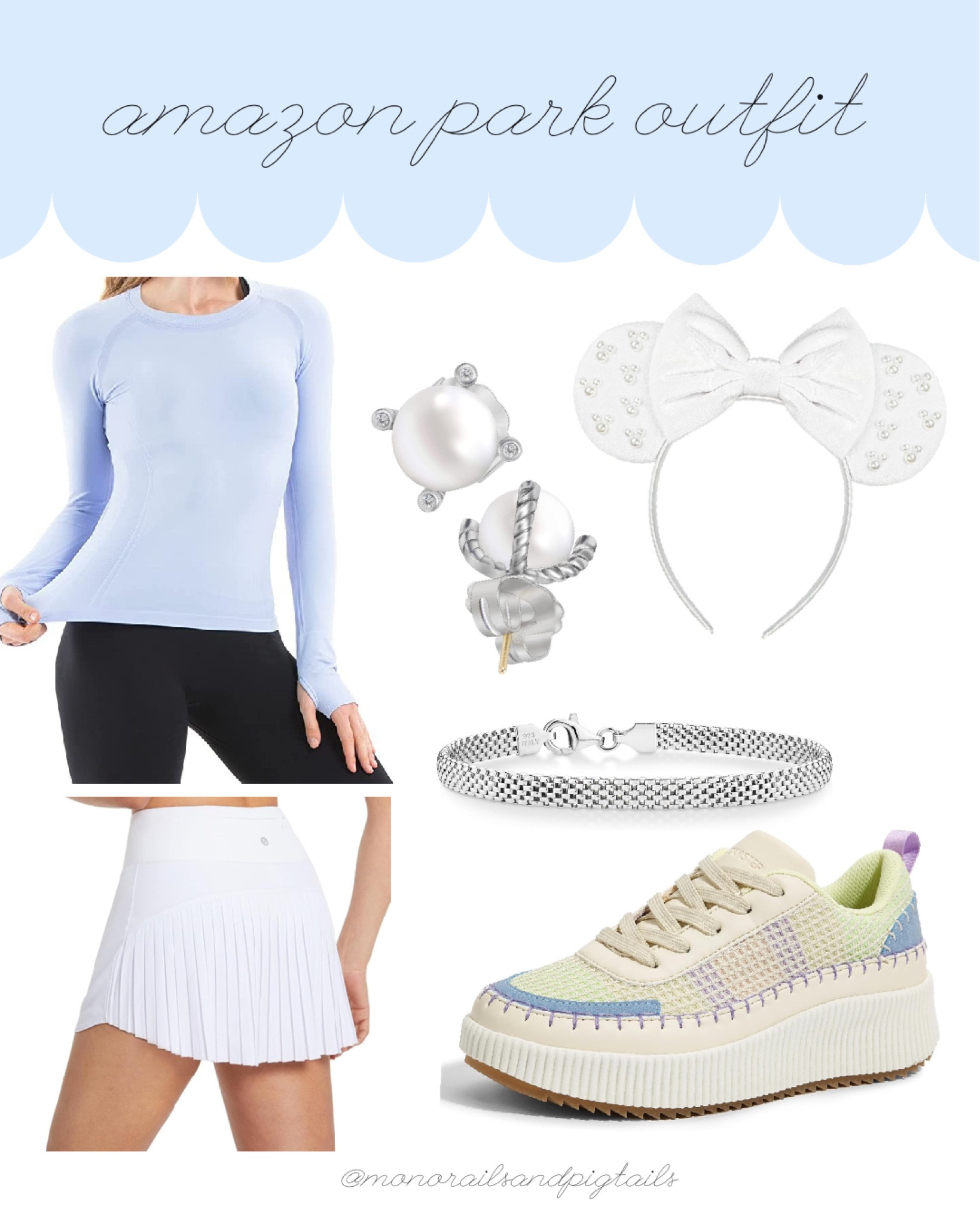 amazon park outfit with some of my favorite Amazon pieces!! I own and love several of these pieces and am so impressed by the quality for the price. I wear those pearl earrings almost daily! 

#LTKActive #LTKFindsUnder50 #LTKMidsize