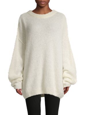 Balloon-Sleeve Wool-Blend Sweater | Saks Fifth Avenue OFF 5TH