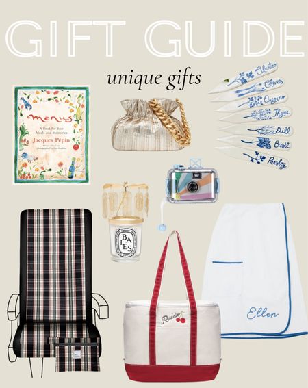 Unique gifts for anyone! Gifts for the traveler, summer gift ideas, holiday party bag, personalized gift, gifts for the gardener, diptique candle with carousel, gifts under $50 

#LTKGiftGuide #LTKfindsunder50 #LTKfindsunder100