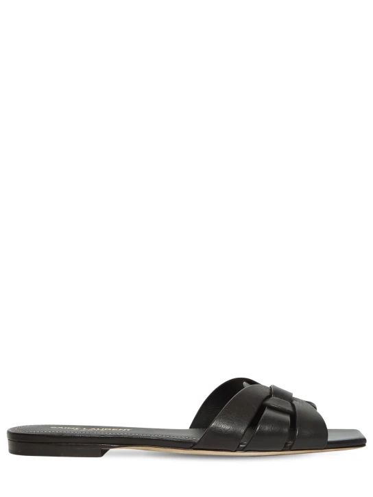 10mm Tribute leather mule sandals | Luisaviaroma