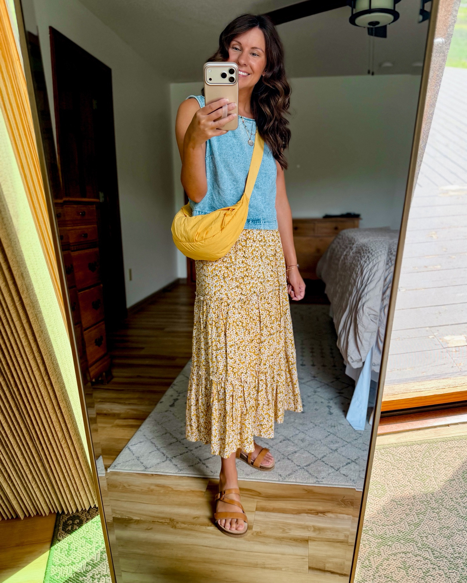 Small petite in my denim tank (mine is from last year, I linked this year’s versions and some similar ones!) and xs in my skirt my sandals are size 36. My crossbody bag is older so I linked similar.

#LTKSeasonal #LTKPetite #LTKootd