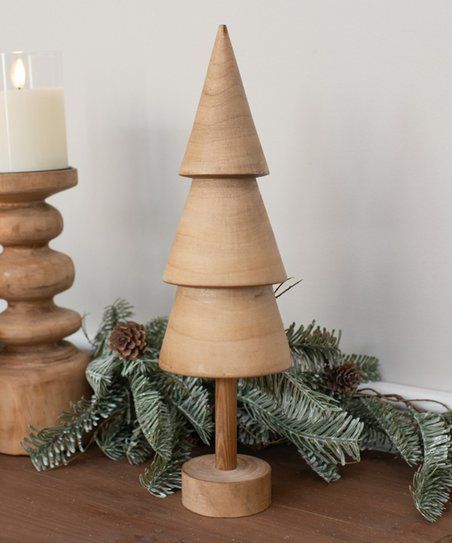 Ragon House Brown Wooden Tree Finial | Zulily