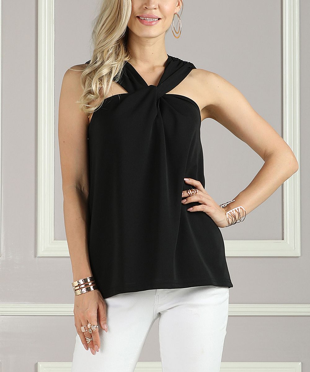 Black Halter Top - Women & Plus | zulily