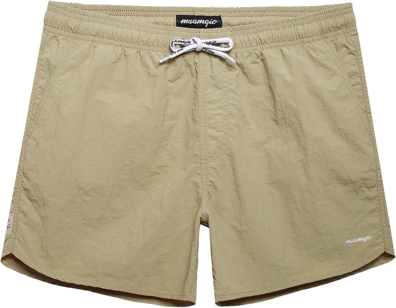 maamgic Mens Swim Trunks 5" with Mesh Lining Quick Dry Bathing Suits for Men Swim Shorts Swimwear | Amazon (US)