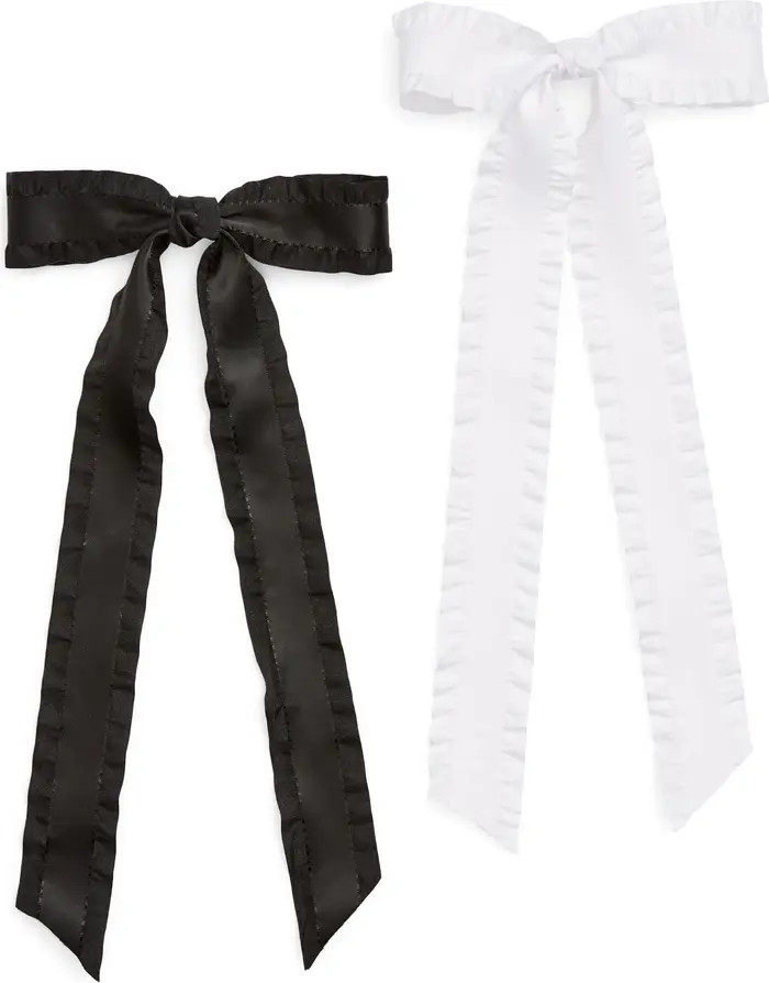 Assorted 2-Pack Lace Bow BarrettesTasha | Nordstrom